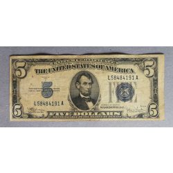 USA 5 Dollars silver certificate 1934 F