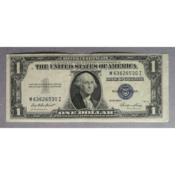 USA 1 Dollar silver certificate 1935 F+