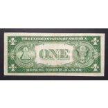 USA North Africa 1 Dollar 1935 silver certificate F