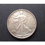 USA 1/2 Dollar 1937 silver
