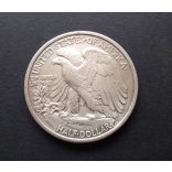 USA 1/2 Dollar 1937 silver