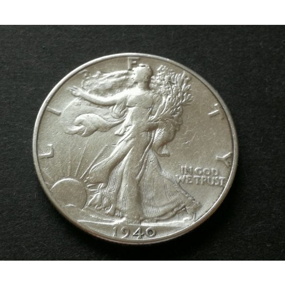 USA 1/2 Dollar 1940 Liberty ezüst