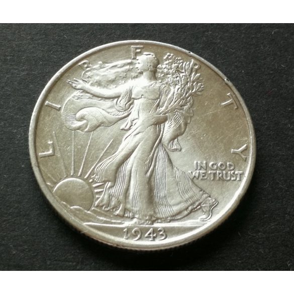 USA 1/2 Dollar 1943 Liberty ezüst