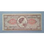 USA 10 Dollars 1965 F