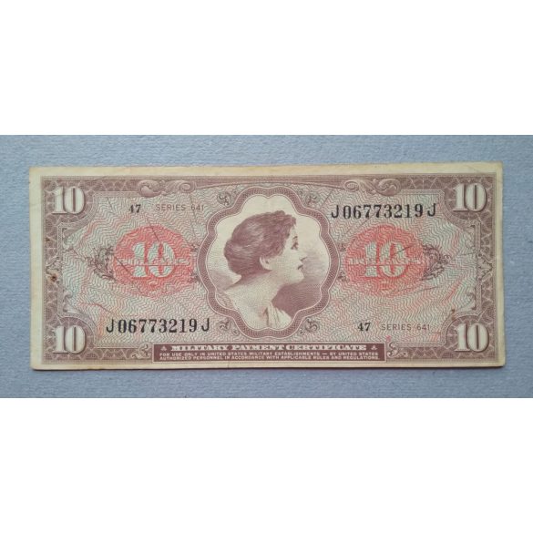 USA 10 Dollar 1965 F