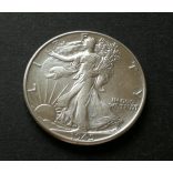 USA 1/2 Dollar 1945 Liberty ezüst
