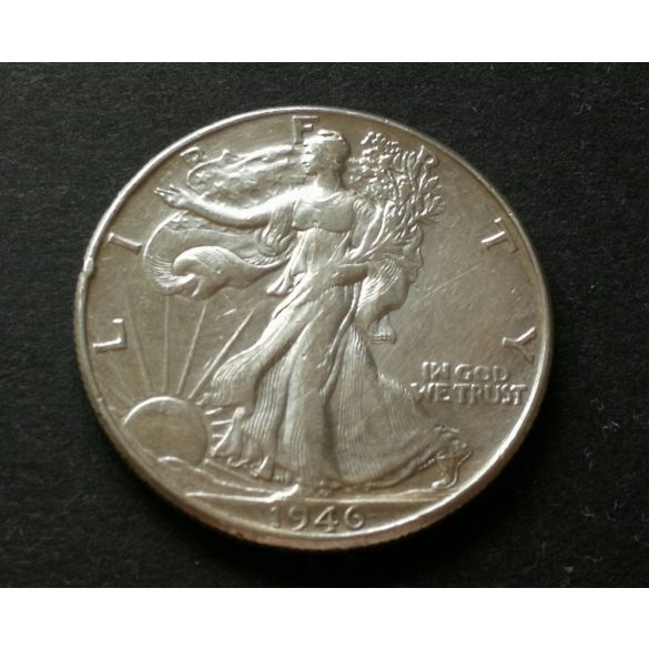 USA 1/2 Dollar 1946 Liberty ezüst