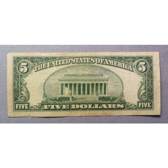 USA 5 Dollars 1953 F