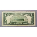 USA 5 Dollars 1953 VF red seal