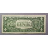 USA 1 Dollar silver certificate 1957 F+