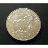 USA 1 Dollar Eisenhower 1971 24,45 g ezüst 