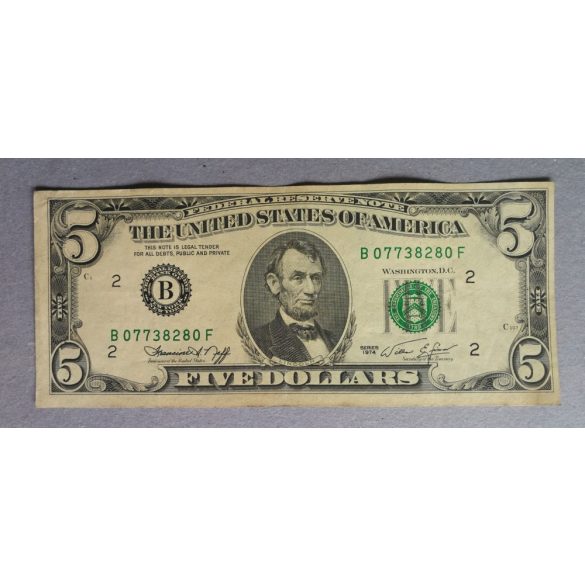 USA 5 Dollars 1974 VF