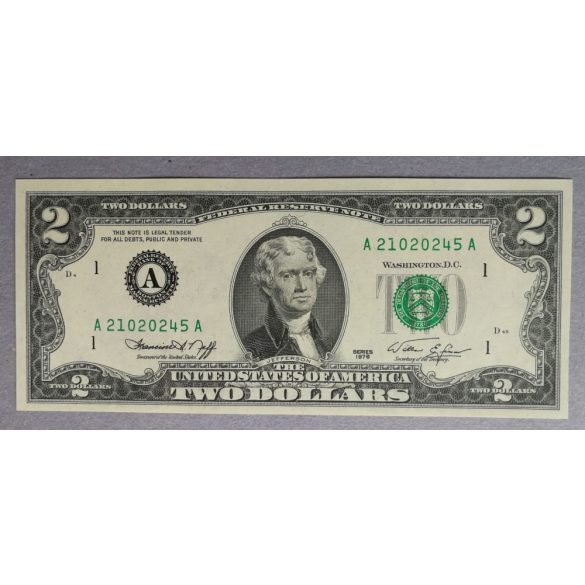 USA 2 Dollars 1976 Boston Unc