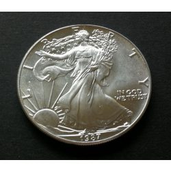 USA 1 Dollar 1987 UNC 31,1 g ezüst