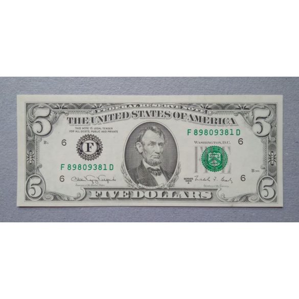 USA 5 Dollar 1988 Unc