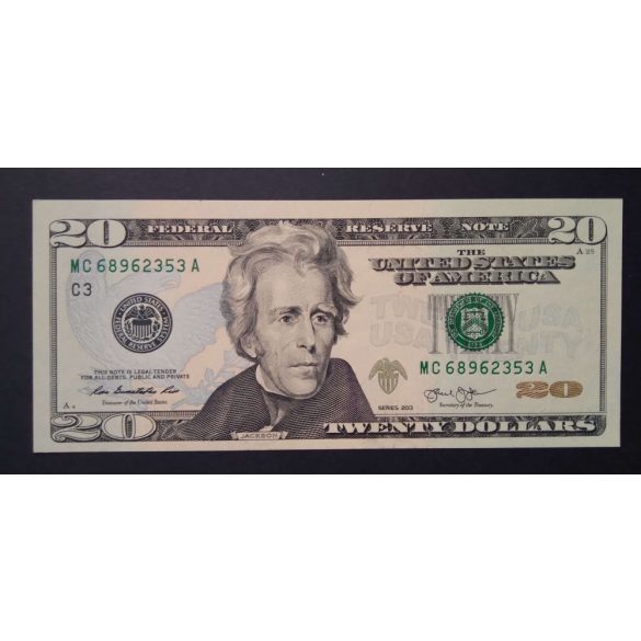 USA 20 Dollars 2013 Unc-