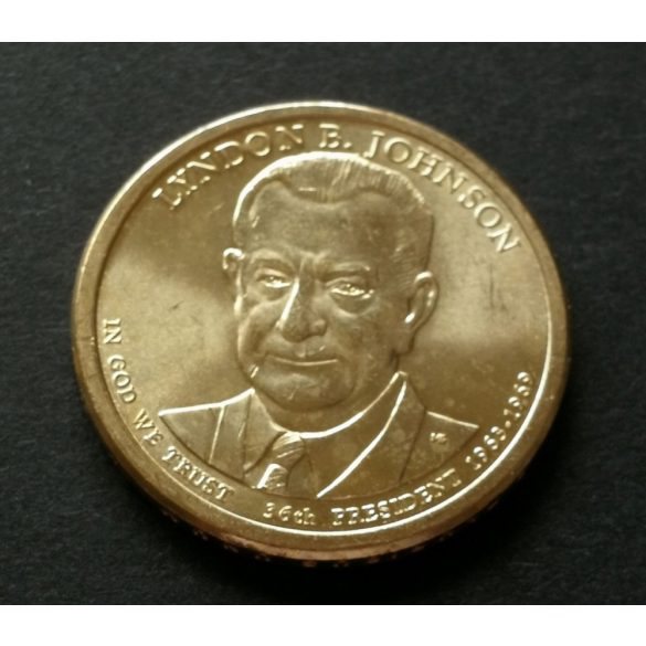 USA 1 Dollar 2015 Johnson elnök emlékérme