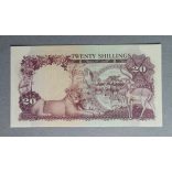Uganda 20 Shillings 1966 UNC