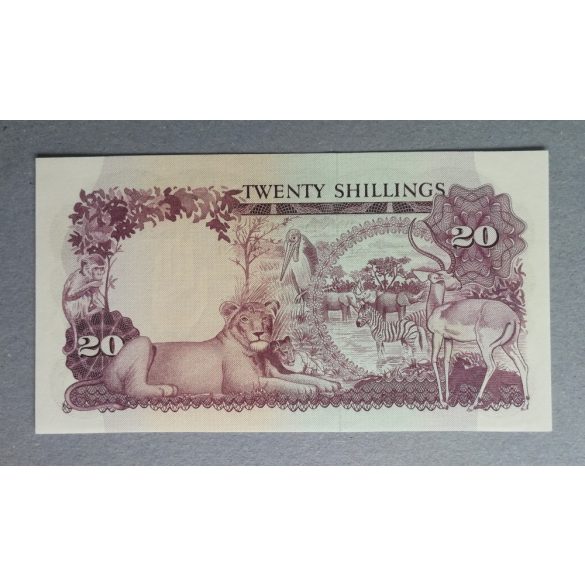 Uganda 20 Shillings 1966 UNC