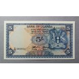 Uganda 5 Shillings 1966 UNC