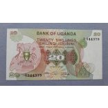 Uganda 20 Shillings 1982 UNC-