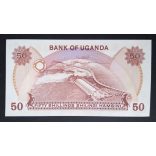 Uganda 50 Shillings 1985 UNC 