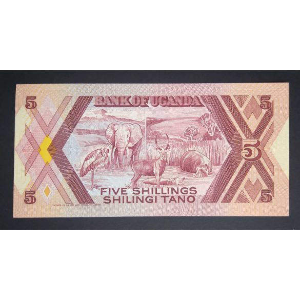 Uganda 5 Shillings 1987 UNC 