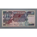 Uganda 20 Shillings 1988 UNC