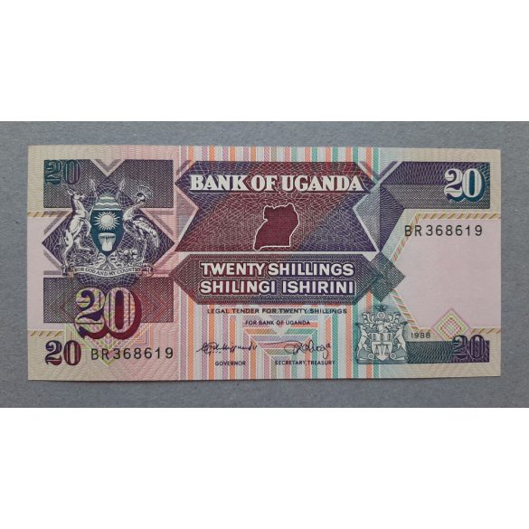 Uganda 20 Shillings 1988 UNC