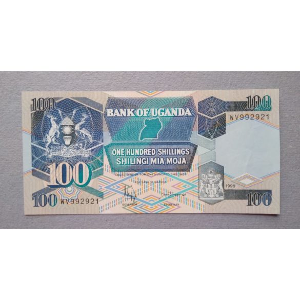 Uganda 100 Shillings 1998 AUNC