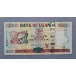 Uganda 10000 Shillings 2001 UNC