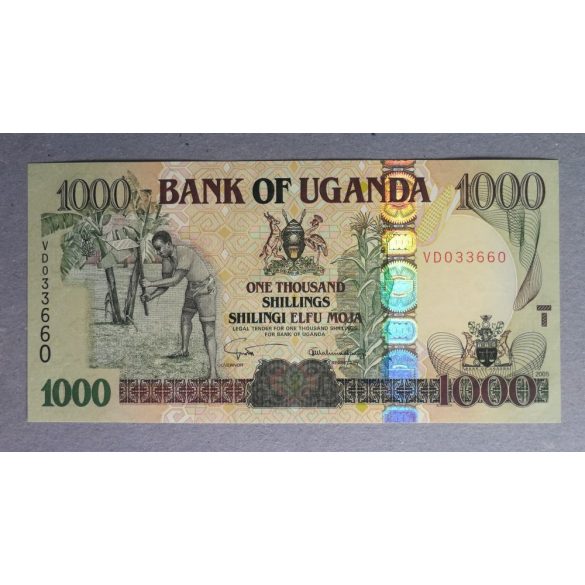 Uganda 1000 Shillings 2005 UNC