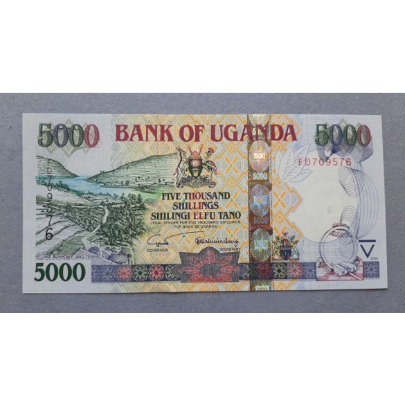 Uganda 5000 Shillings 2005 UNC-