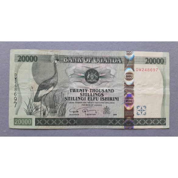 Uganda 20000 Shillings 2008 F