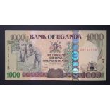Uganda 1000 Shillings 2009 UNC