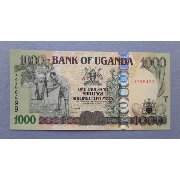 Uganda 1000 Shillings 2009 aUNC Replacement Z