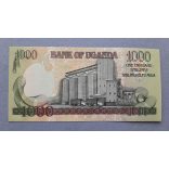 Uganda 1000 Shillings 2009 aUNC Replacement Z