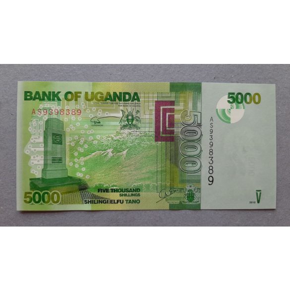 Uganda 5000 Shillings 2013 UNC