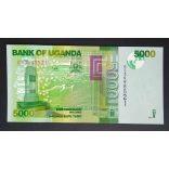 Uganda 5000 Shillings 2017 UNC 