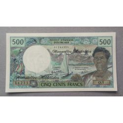 Új-Hebridák 500 Francs 1979 Unc