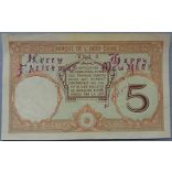 New Caledonia 5 Francs 1926 VF-