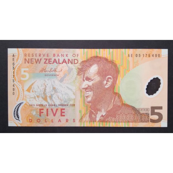 New Zealand 5 Dollar 2005 Unc