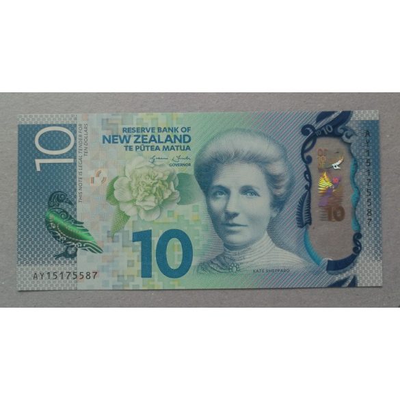 New Zealand 10 Dollars 2015 Unc