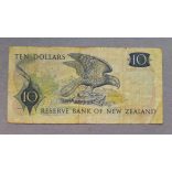 New Zealand 10 Dollars 1968 F-