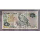 New Zealand 20 Dollars 1981 F