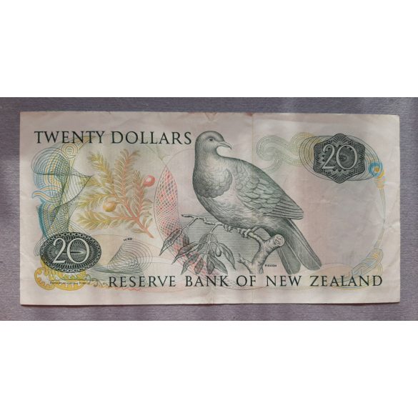 New Zealand 20 Dollars 1981 F