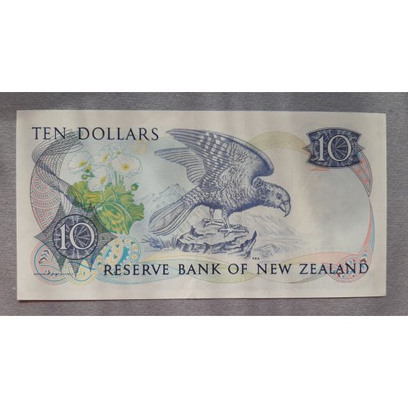 New Zealand 10 Dollars 1985 XF