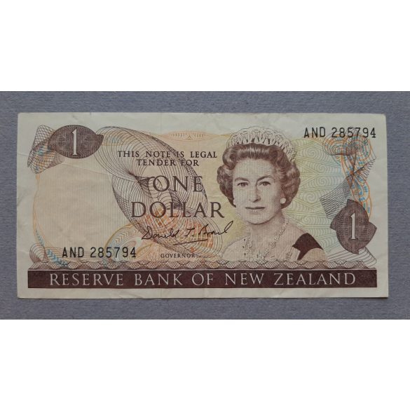 New Zealand 1 Dollar 1989 F