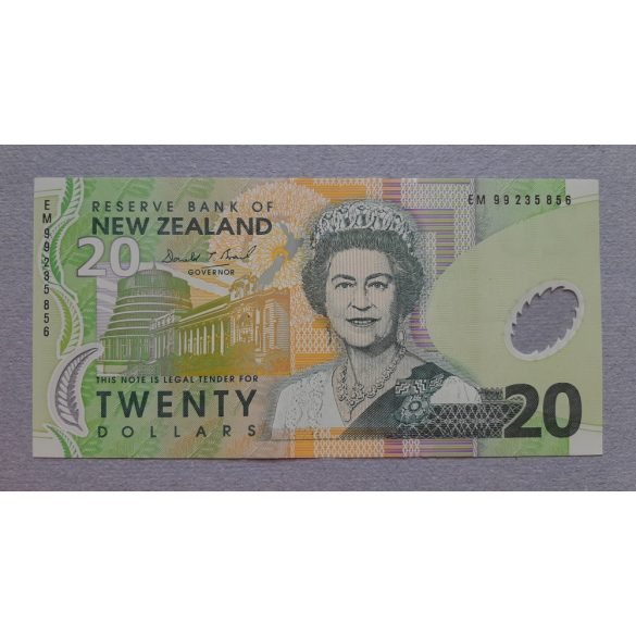 New Zealand 20 Dollars 1999 VF+