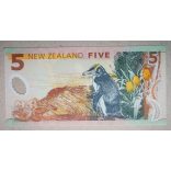 New Zealand 5 Dollars 2006 UNC